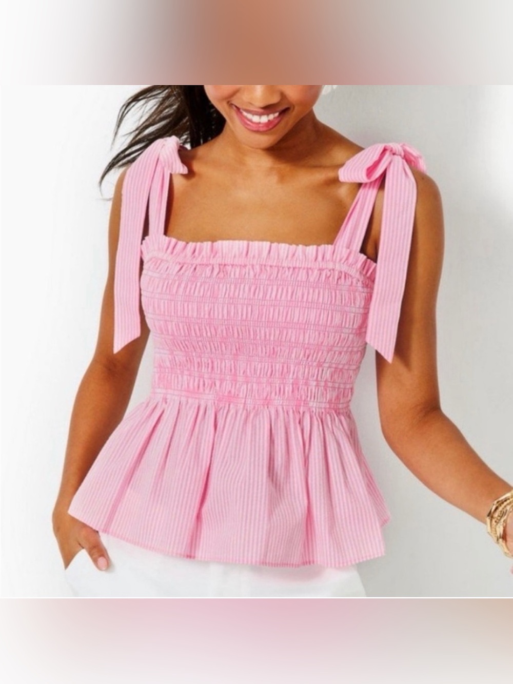 Lily Pulitzer Rivera Smocked Top